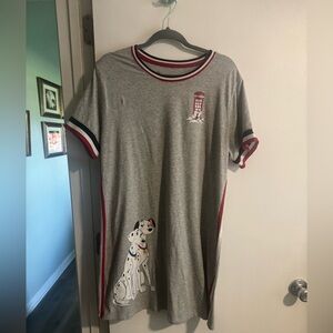 Disney Gray T-Shirt with Red and Black Accents